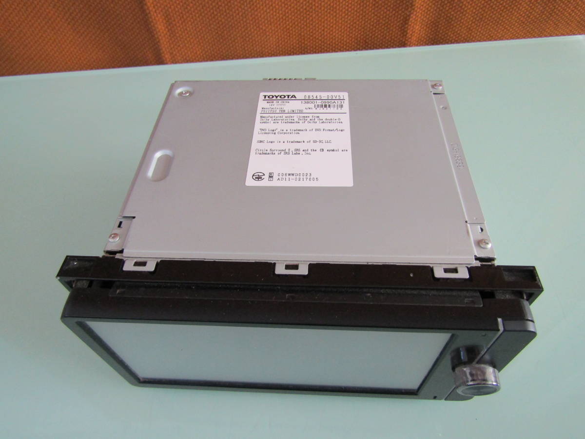 中古品・トヨタ純正 SDナビ NSZT-W62G フルセグ DVD Bluetooth♪243