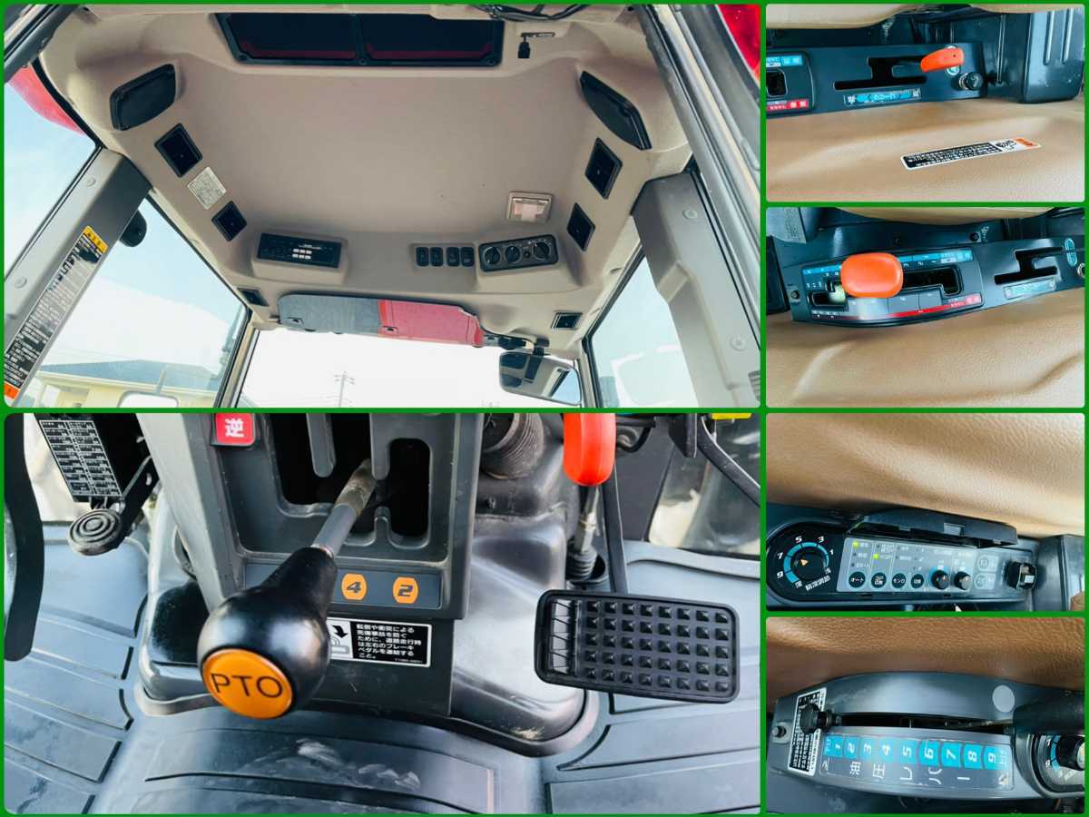 クボタトラクターKL500＊50馬力＊ハイスピード＊688アワー＊クボタ純正ロータリー＊エアコンキャビン＊ラジオ＊パワステ＊4WD _9