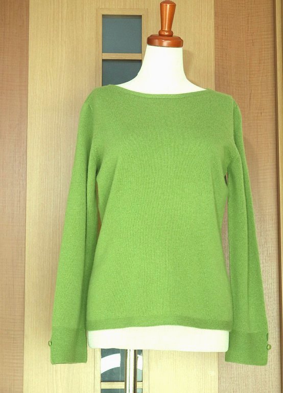 【新品】シビラ・繊細で美しいカシミヤ混のニットプルオーバー