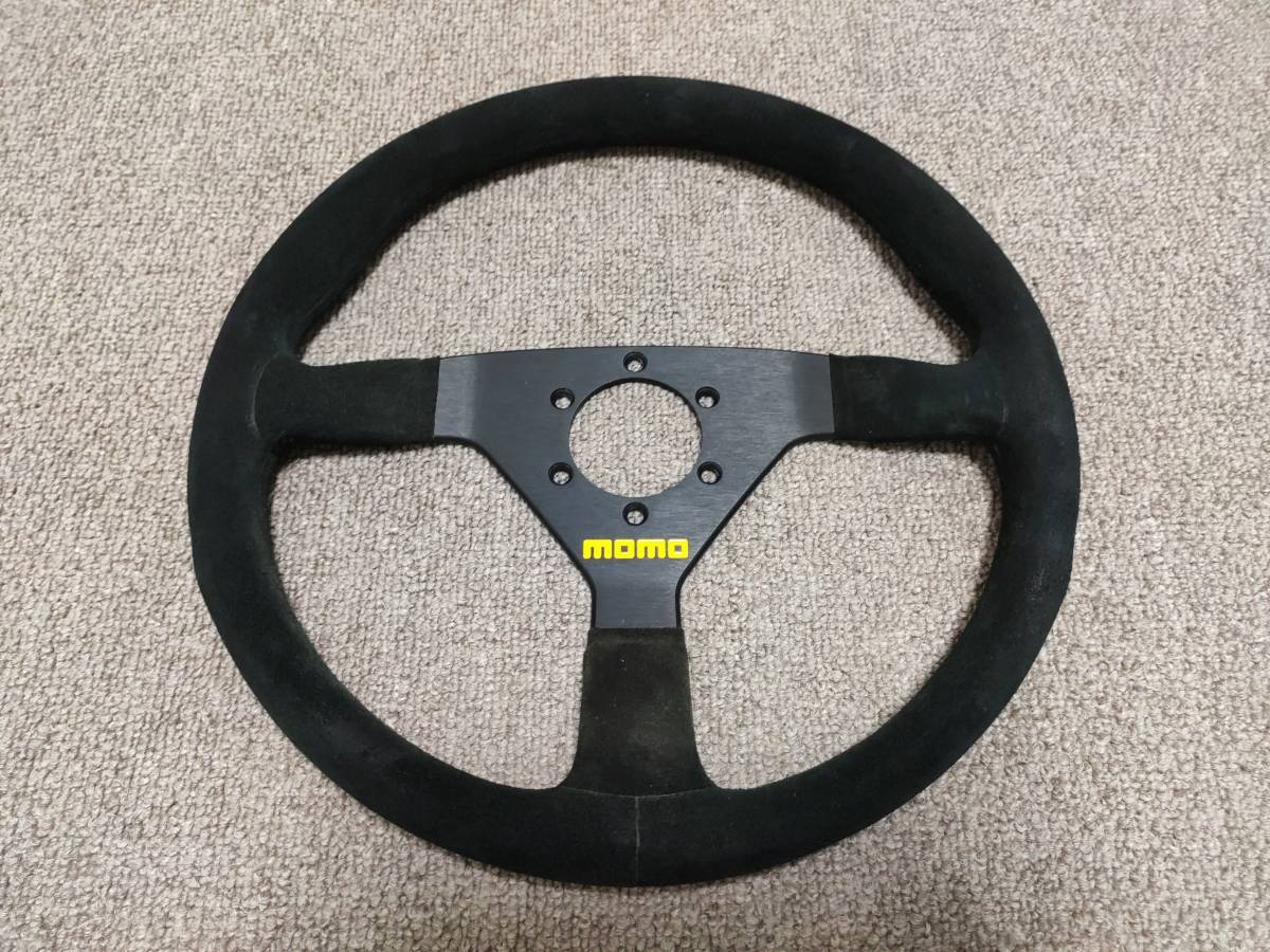 momo corse モモ コルセ 程度良好 モモステ35パイ 本革ステアリング