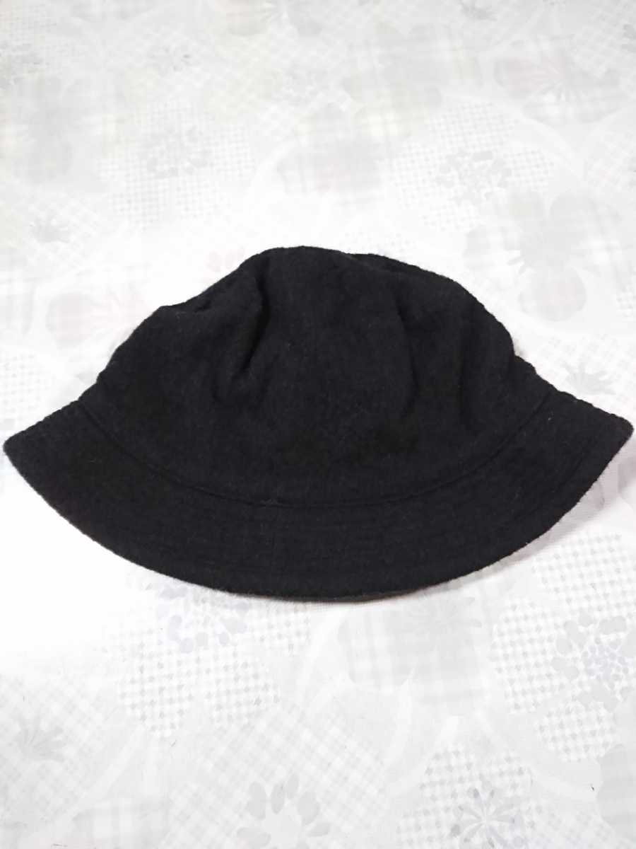 アンダーカバー KIJIMA × &frasl;検索用 帽子 2023-24年秋冬ウィメンズ\u0026メンズ Coeur × UNDERCOVER キジマタカユキ ハット 絨毯ウール メンズL 61cm Black アンダーカバー クール バケット