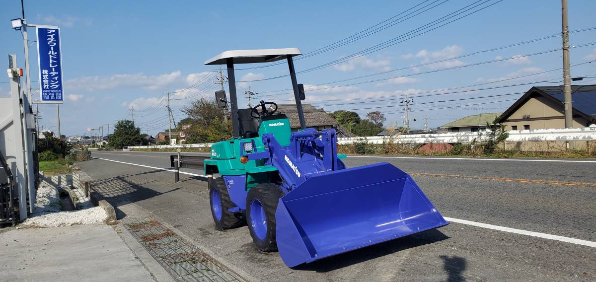 コマツ Wa 2e ホイールローダー Komatsu Wa 2e タイヤショベル スキッドステアローダー At 4wd 建設機械 重機 売買されたオークション情報 Yahooの商品情報をアーカイブ公開 オークファン Aucfan Com