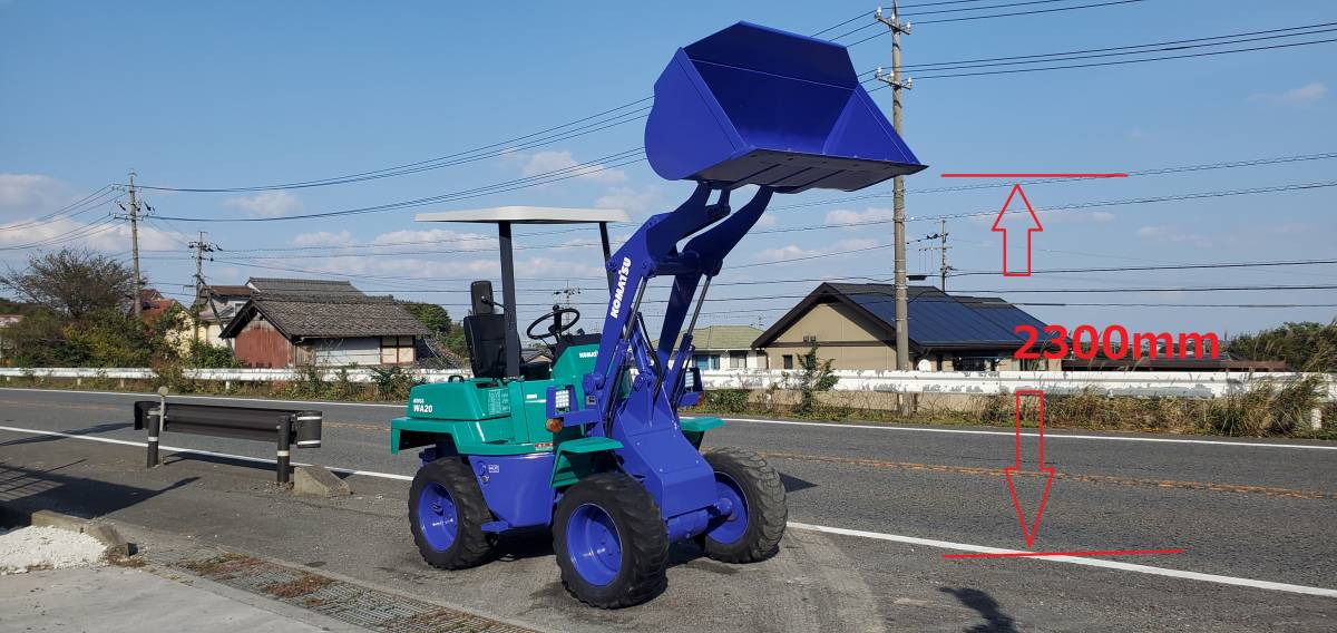 コマツ Wa 2e ホイールローダー Komatsu Wa 2e タイヤショベル スキッドステアローダー At 4wd 建設機械 重機 売買されたオークション情報 Yahooの商品情報をアーカイブ公開 オークファン Aucfan Com
