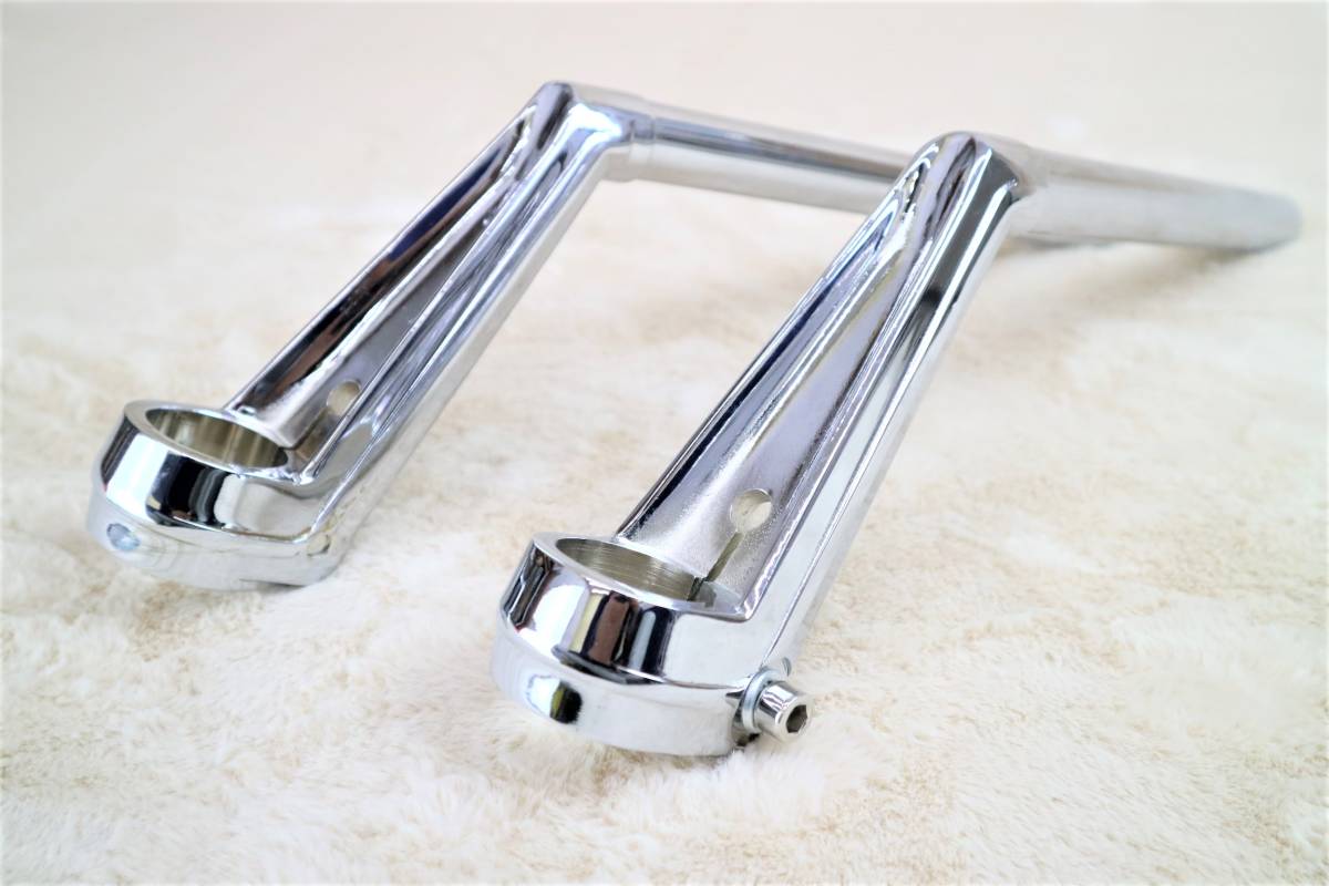 【定番人気，限定SALE】 VFハン タイプ メッキ ハンドル / 変換 旧車 教習 セパハン セパレート フロントフォーク VF ロボ 750ハン ナナハン コールハン(オンロード用)｜売買されたオークション情報、yahooの商品情報を 汎用