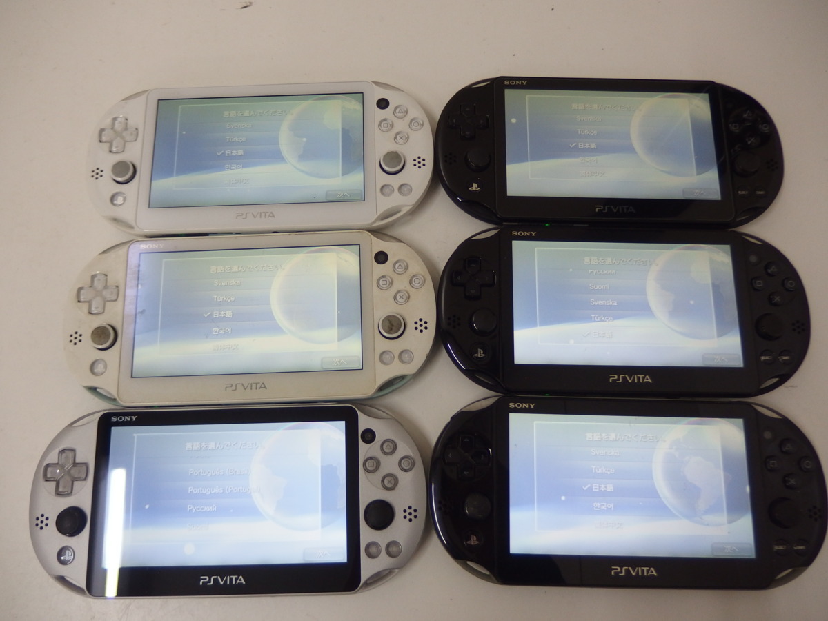  /Zク1941 SONY VITA 本体のみ PCH-2000 6台セット 起動〇/液晶〇/初期化〇/動作未確認 ヤマト宅急便60 ジャンク(PS Vita本体)｜売買されたオークション情報、yahooの商品情報をアーカイブ公開 - オーク PS Vita本体