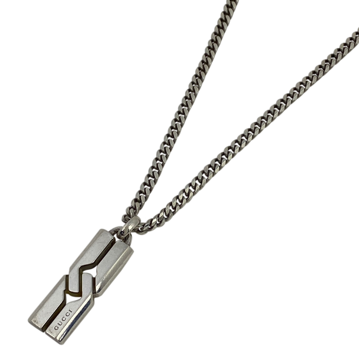 GUCCI 新品同様品　G刻印喜平チェーンネックレス　2.5㎜幅　925 GUCCI - 極美品 グッチ GUCCI 925 ネックレス 喜平チェーン