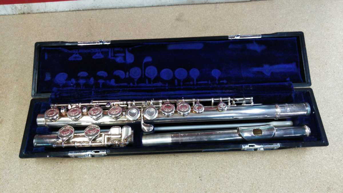 YAMAHA ヤマハ フルート YFL-31 STERLING SILVER刻印 ハードケース付き