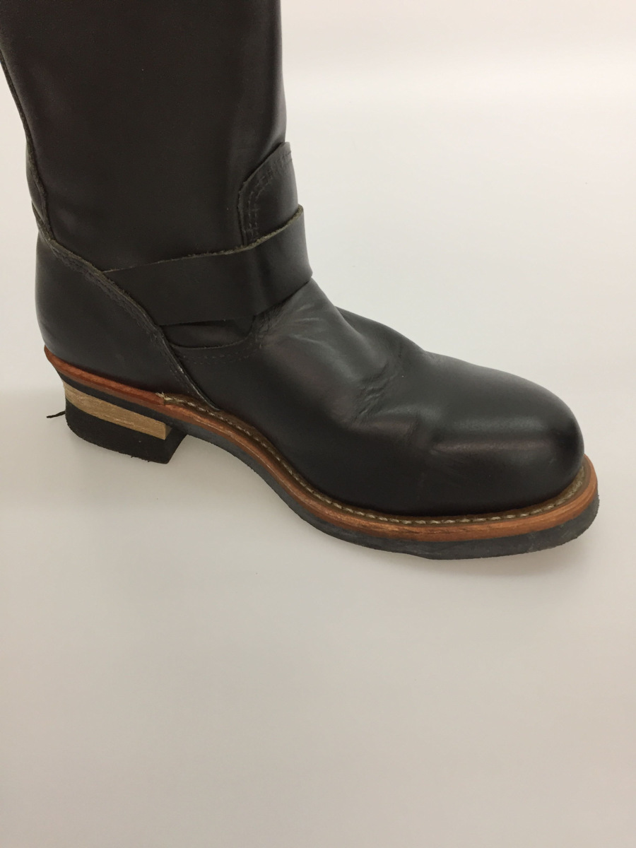 RED WING◇エンジニアブーツ/US8.5/BLK/レザー/D 2268// Engineer MADE 