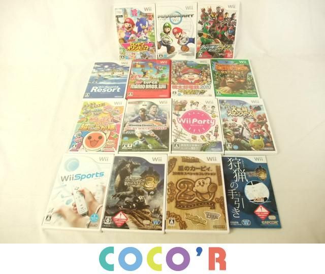 セール，最新作 同梱可 品 ゲーム Wii ソフト 星のカービィ 20周年スペシャルコレクション 桃太郎電鉄2010 仮面ライダー 等 グッズセット(その他)｜売買されたオークション情報、yahooの商品情報をアーカイブ Wiiソフト