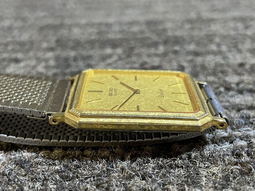 Seiko Dolce Quartz 9641-5020 10K base back case