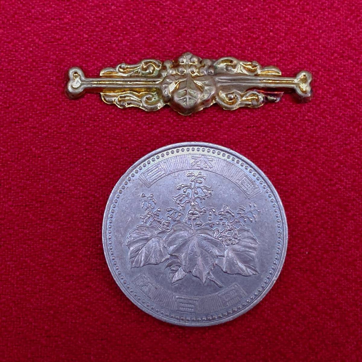 前金具 時代 金具 縁金 桐紋 日本刀の部品 胴乱 煙草入れ 煙管