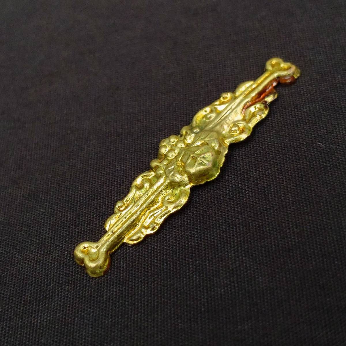 前金具 時代 金具 縁金 桐紋 日本刀の部品 胴乱 煙草入れ 煙管