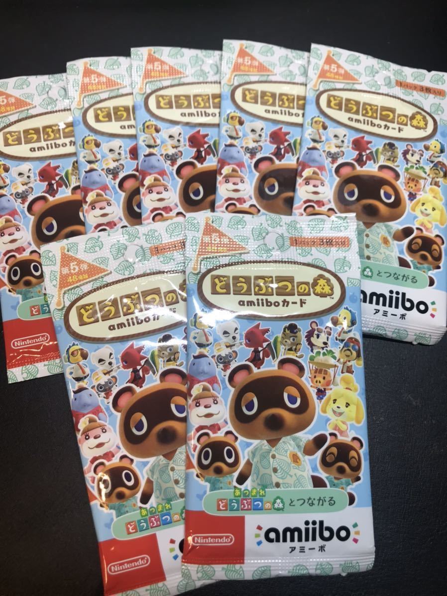 未開封7パック】あつまれどうぶつの森アミーボカード第5弾 第5弾 amiibo