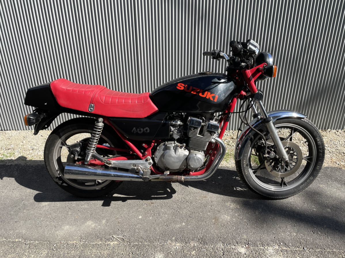 売り切りGSX400F ジーフォア ベース車 CBX CBR GS GT380 ゼファー XJR  
