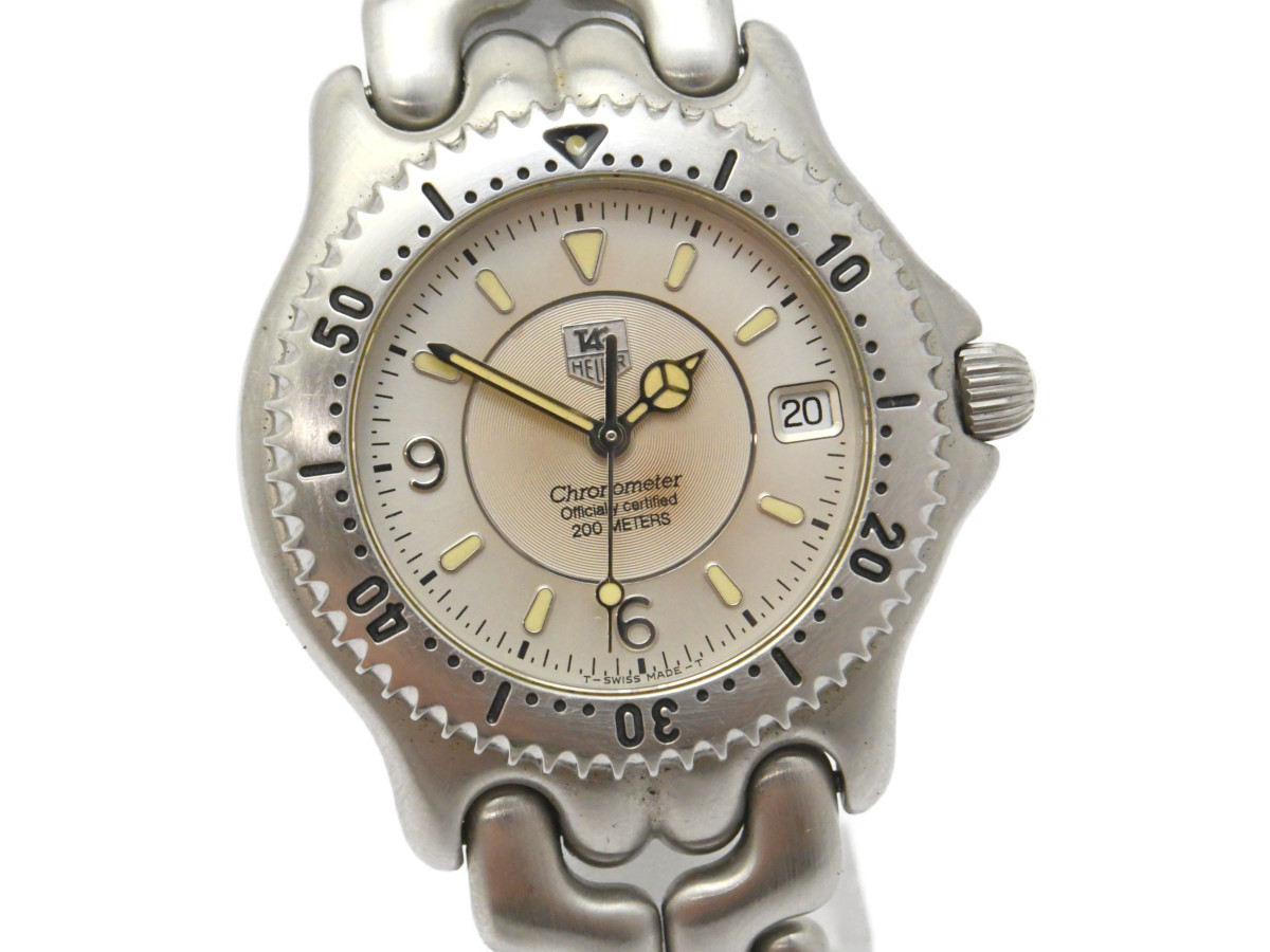 [中古品] 稼働品【TAG Heuer】タグホイヤー セル プロフェッショナル 200ｍ WG5112 クロノメーター 自動巻 メンズ 動作OK 中古品