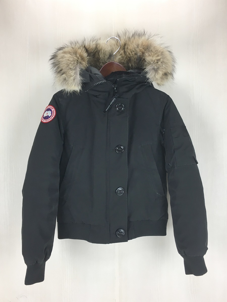CANADA GOOSE◆LABRADOR BOMBER/XS/ポリエステル/ブラック/7967JL/ラブラドールボンバー