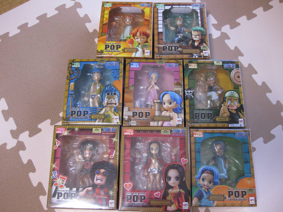 ワンピース　ナミ　ボアハンコック　フィギュアまとめて P.O.P ワンピース ハンコック ナミ P.O.Pフィギュアセット Portrait.Of