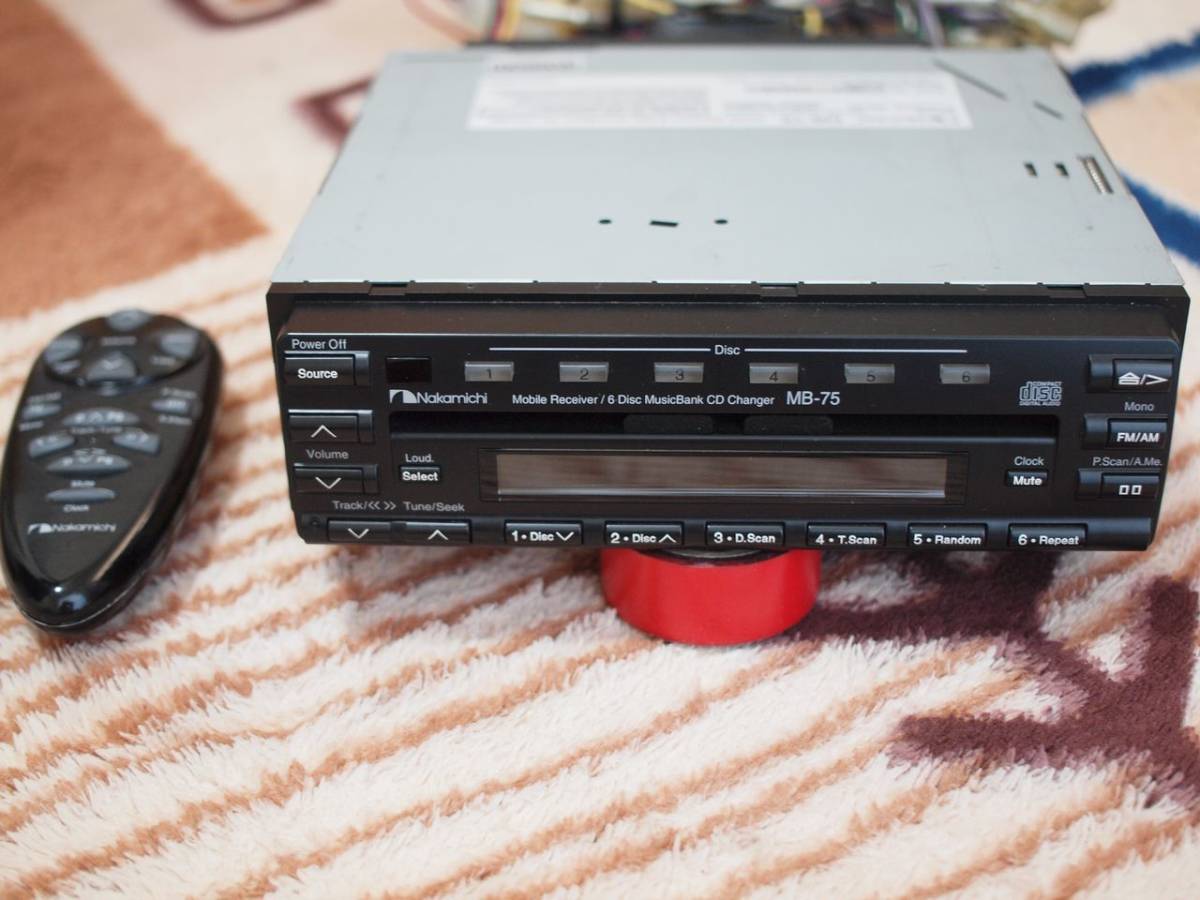 MB-75 Nakamichi インダッシュ6連装CDチェンジャー•プレイヤー 公式