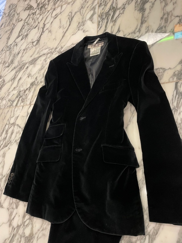 希少 KATHARINE HAMNETT◇キャサリンハムネット ベロア セットアップ 