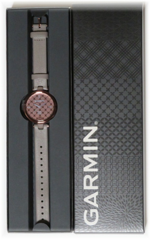未使用☆GAMIN ガーミン スマートウォッチLily Classic Paloma Leather / Dark Bronze 010-02384-E0
