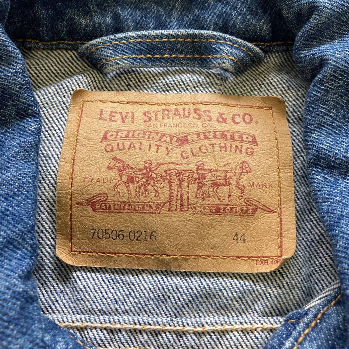 90's Levi's リーバイス USA製 70506-0217 95年製 4ポケ ジージャン