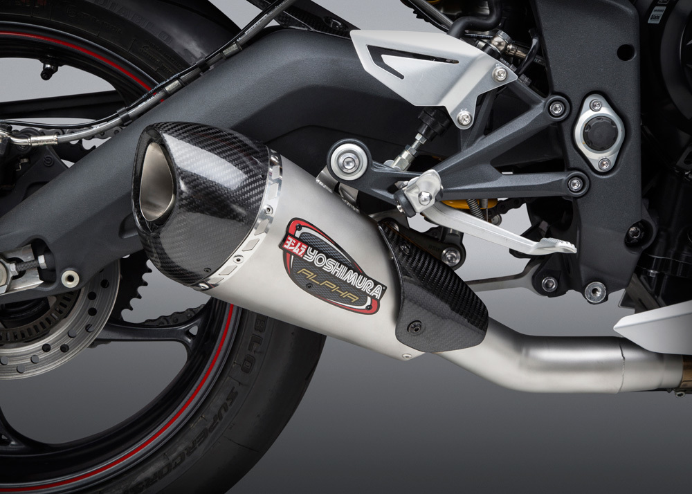 【即納】USヨシムラ DYTONA675 2013-2017 Alpha T ステンレス 19675BP520 未使用 Yoshimura