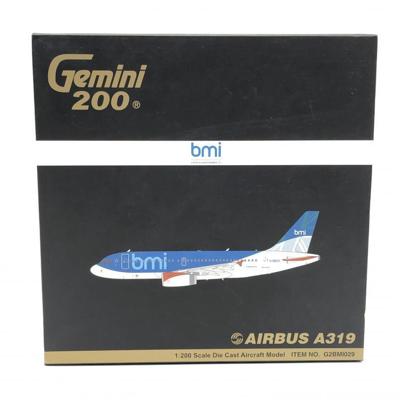 Gemini 1/200 A319 bmi航空 A319 - 1:200 GeminiJets Airbus Model Diecast Gemini 0 1⁄200