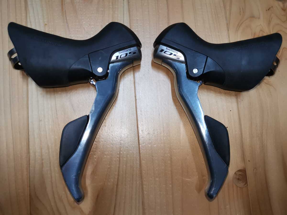 SHIMANO シマノ105 ST-5800 シルバー STI デュアルコントロールレバー