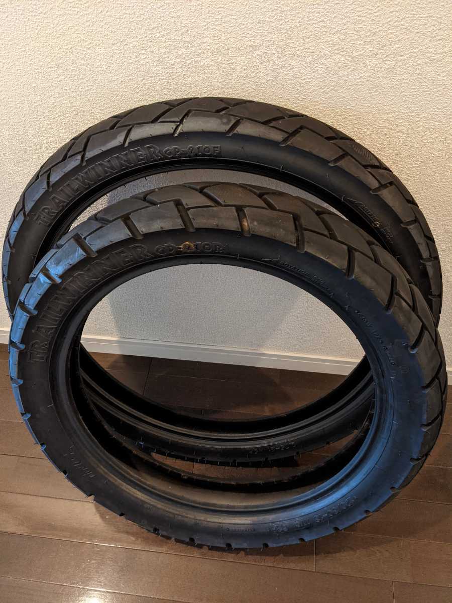 IRC TRAILWINNER GP210 セロー250中古タイヤ前後セット