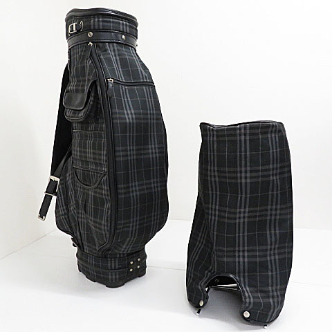 BURBERRY バーバリー GOLF タートルネック チェック柄 ボストン 【格安