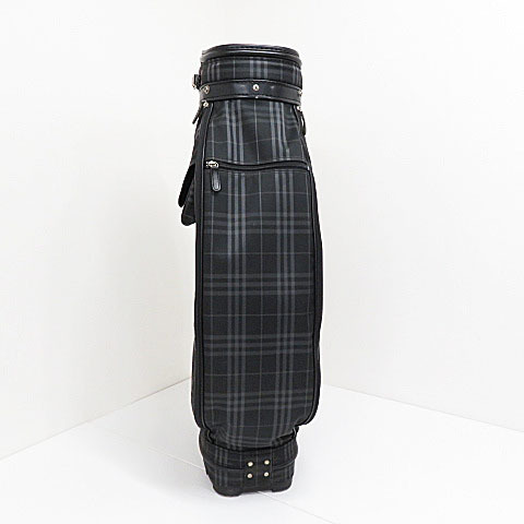 BURBERRY バーバリー GOLF タートルネック チェック柄 ボストン 【格安