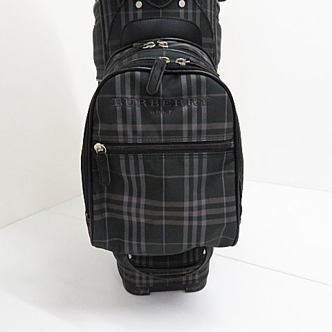 BURBERRY バーバリー GOLF タートルネック チェック柄 ボストン 【格安