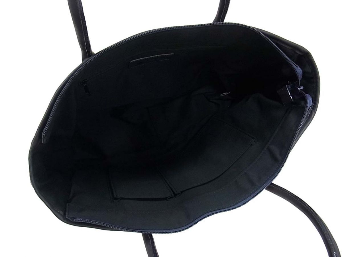良品□トライオン パッチワークレザートートバッグ ハンドバッグ A4 