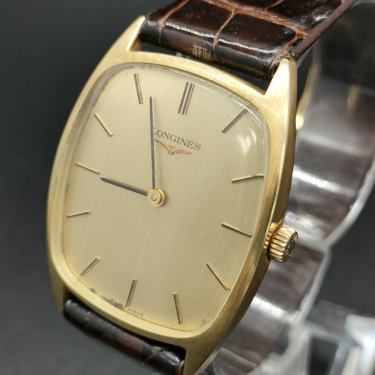 1円～/LONGINES/ロンジン/ローマン/L4.620.2/クォーツ/メンズ腕時計 