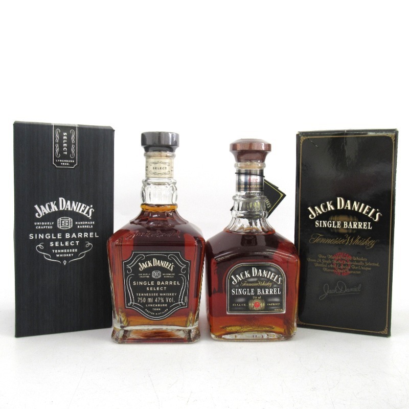 ジャックダニエル シングルバレル 2本セット 750ml 箱付 シングル