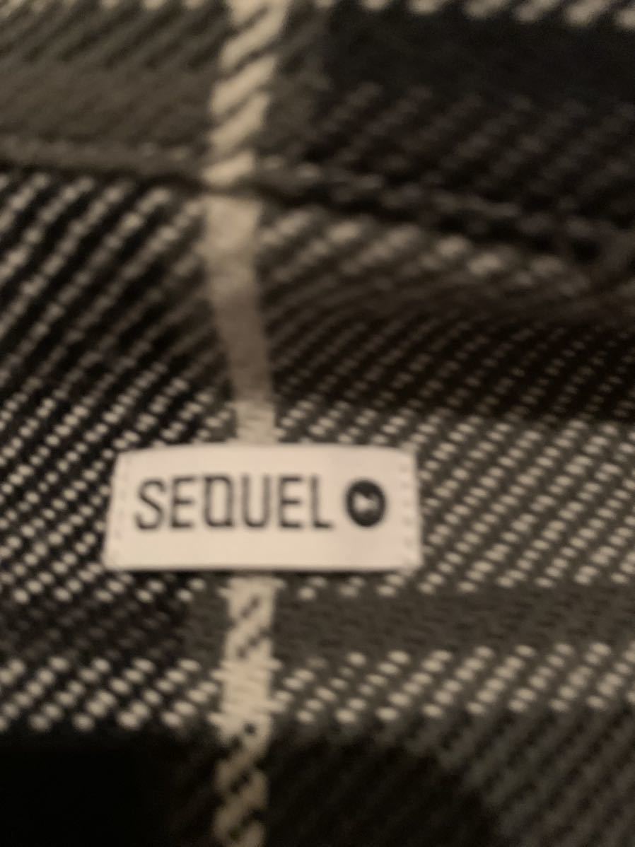 SEQUEL/シークエル チェックシャツ SQ-21SS-SH-02 BLACK/S/060 藤原