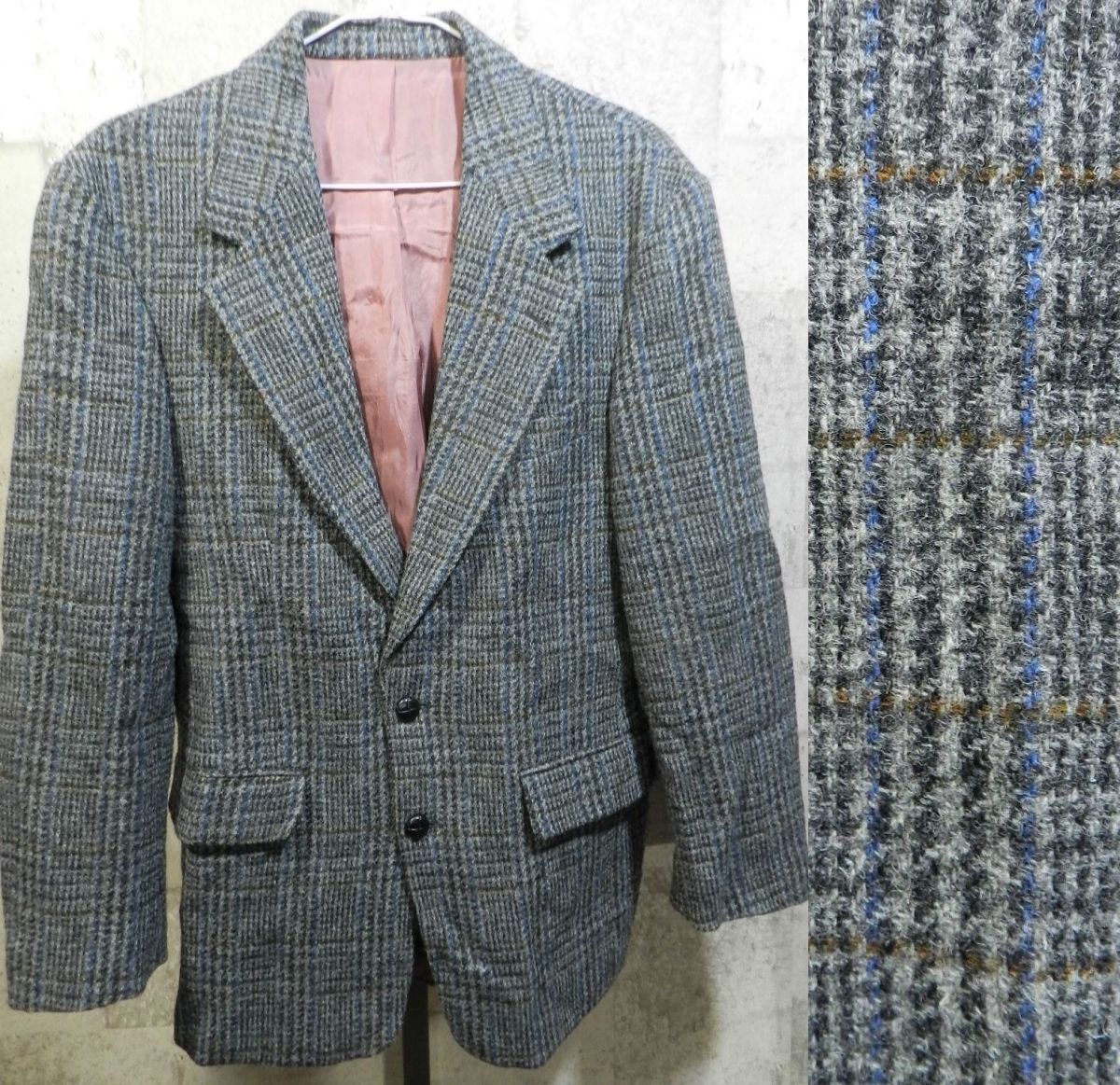 Tweed Harris ハリスツイード テーラード - 古着 80s USA製 90