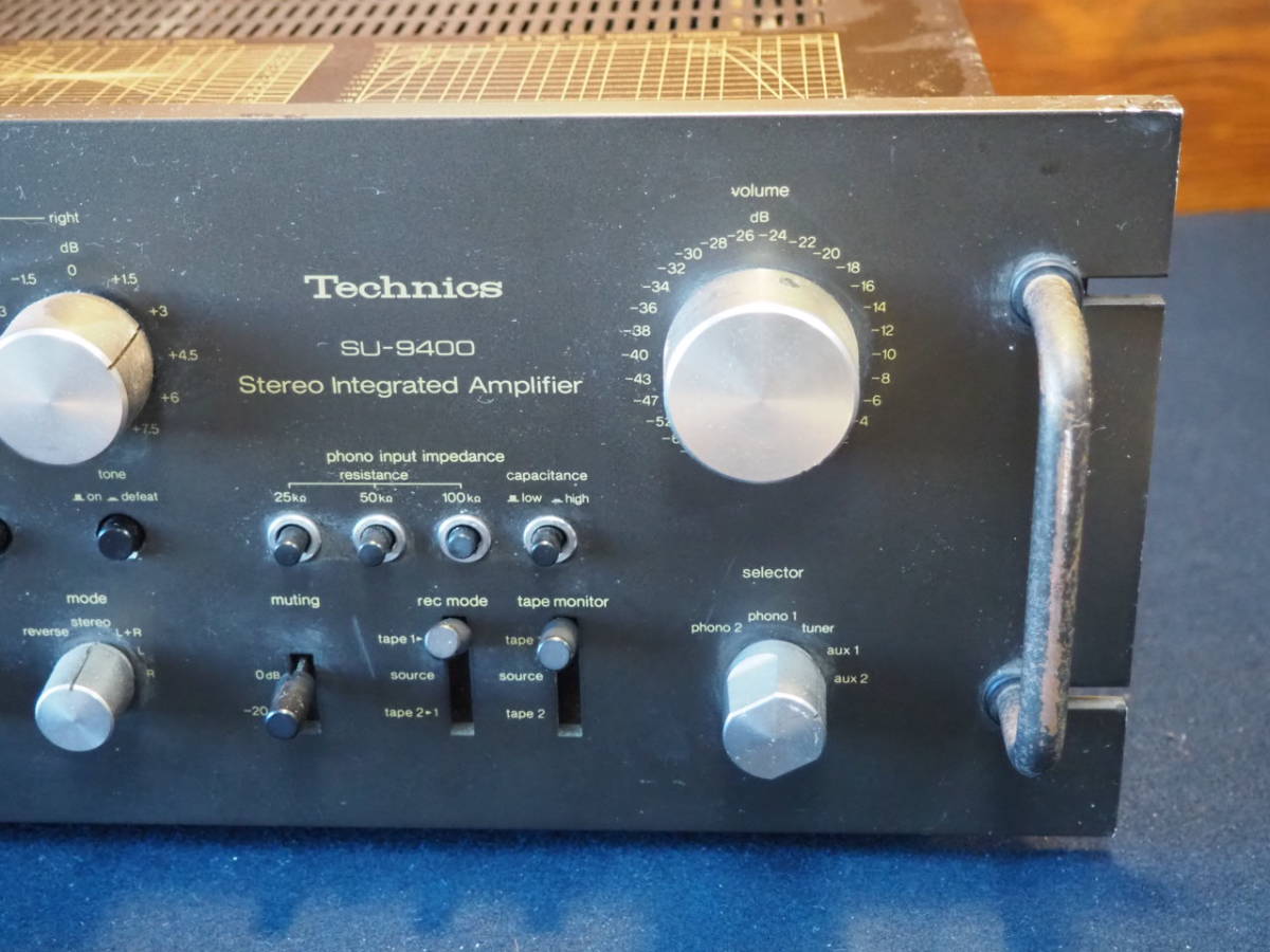 ジャンク】Technics プリメインアンプ SU-9400 Technics プリメイン
