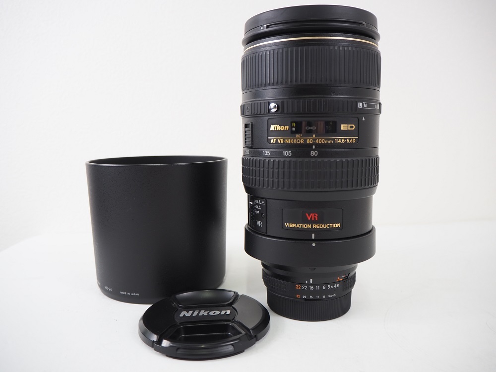 80-400mm Nikon VR ED AF f⁄4.5-5.6D | NIKKOR Lens D AF-