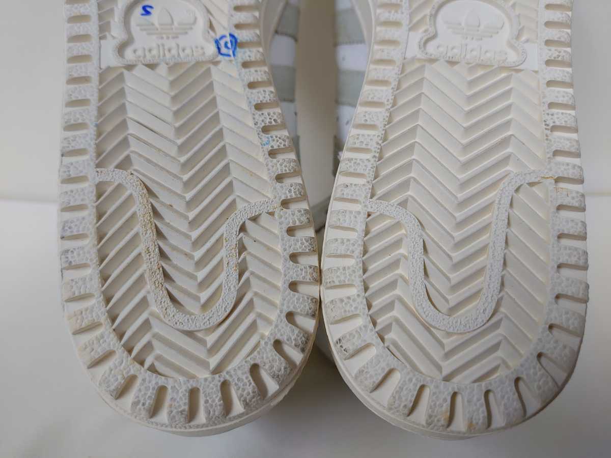 1980年代☆ADIDAS TOP TEN WHITE×NATURAL US9H DEAD STOCK☆アディダス 