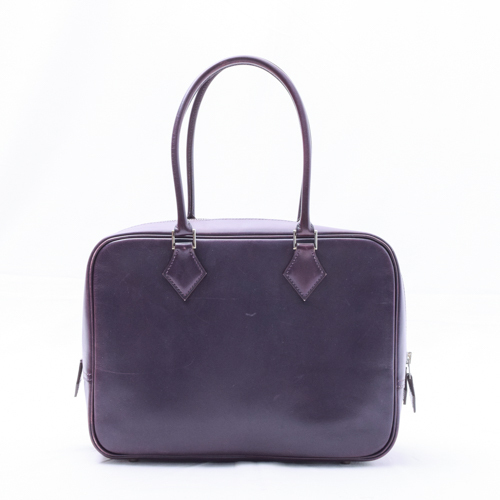 エルメス HERMES プリュム28 ボックスカーフ □F刻印 S金具