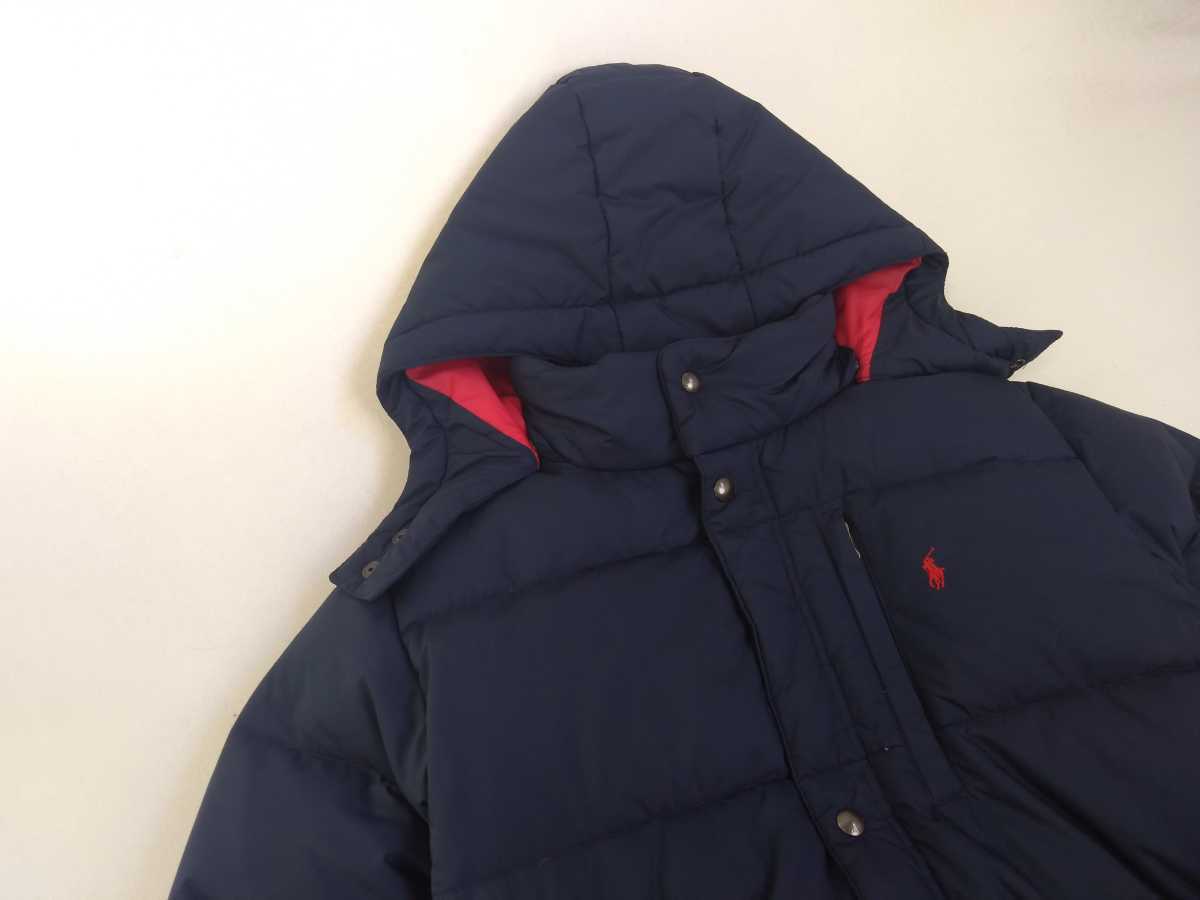 美品 最高級 好配色 Polo Ralph Lauren 肉厚極暖 撥水防風 ダウン 