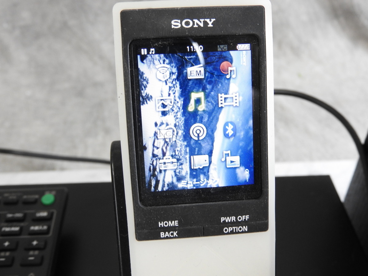 ☆ SONY ソニー CMT-SBT100 マルチコネクトコンポ ステレオシステム 2015年製 / NW-A20シリーズ ウォークマン 13GB付き ☆中古☆