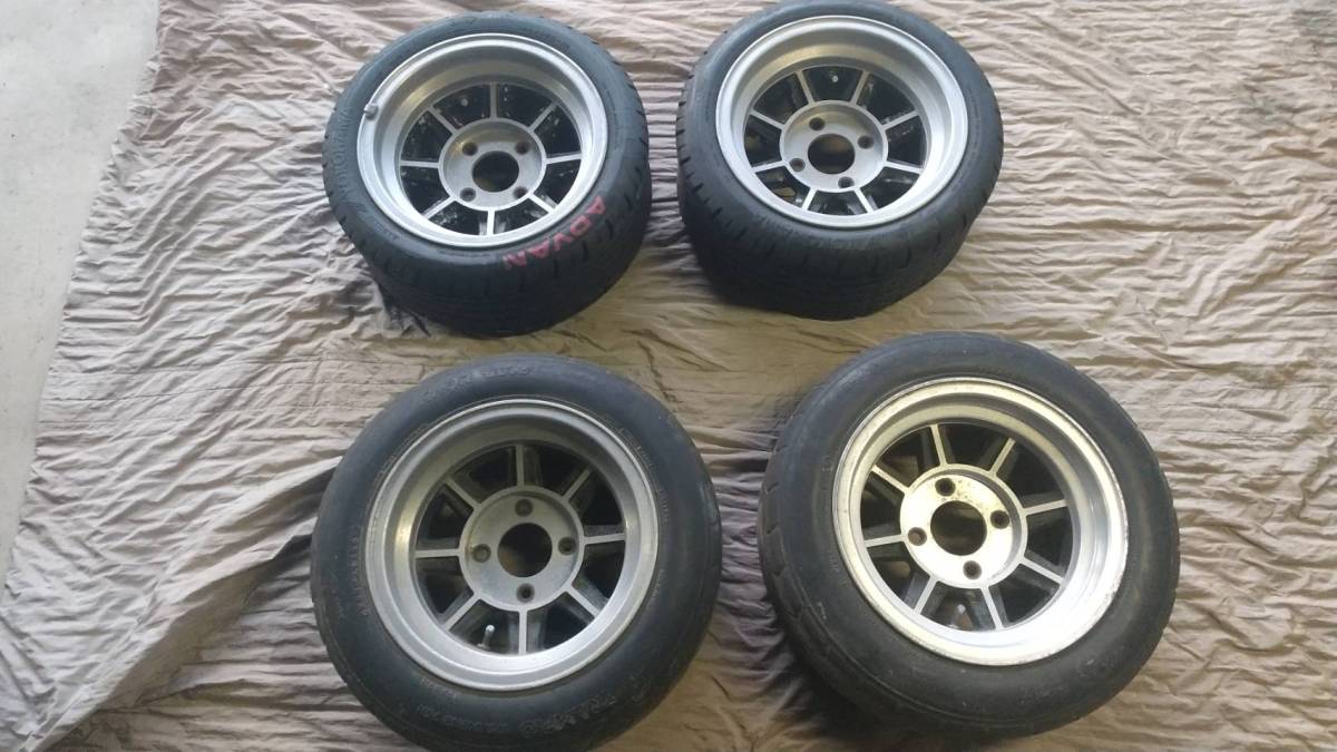 ハヤシレーシング 2本 7J +6 PCD114.3 HAYASHI RACING 旧車 13インチ 