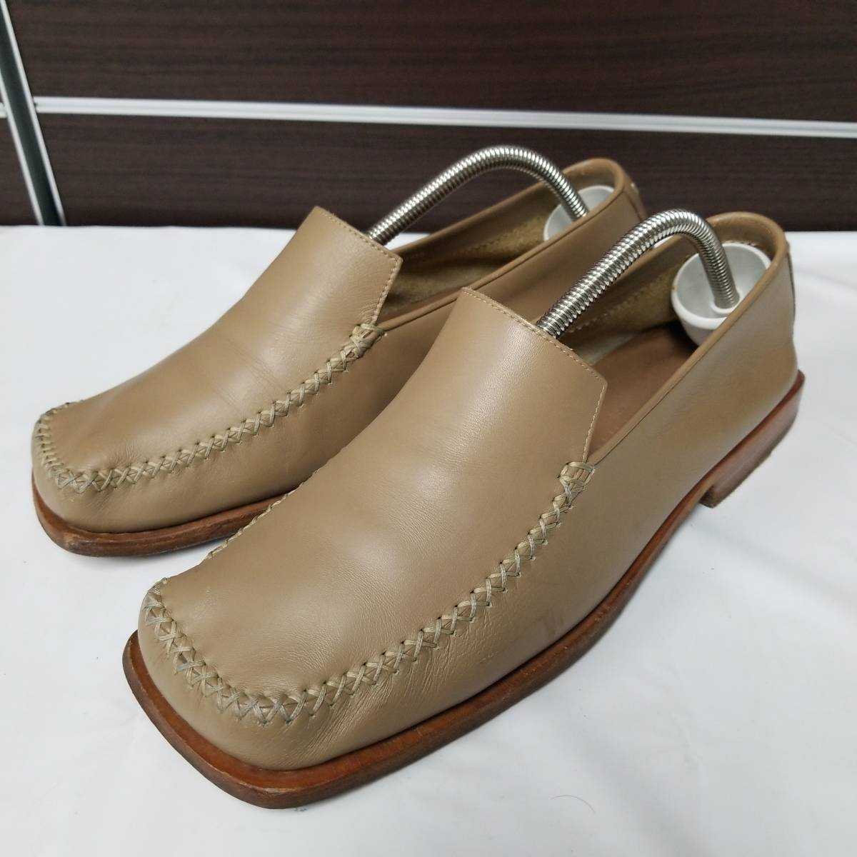 爆買い，人気SALE LOUIS VUITTON ルイヴィトン レザースリッポン 7.5 