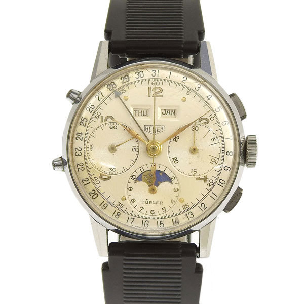 商品はお値下げ 1円☆03楽市☆ HEUER エドワードホイヤー ムーン