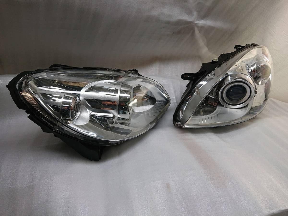 【USED】メルセデスベンツヘッドライト メルセデス ベンツ W245 B170 ヘッドライト HID 左右 点灯確認済み A