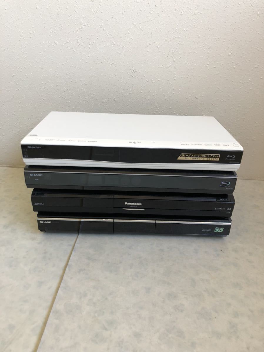 動作品 シャープ BDーS550 3D対応 500GB 赤カード 電源コード BD-S550