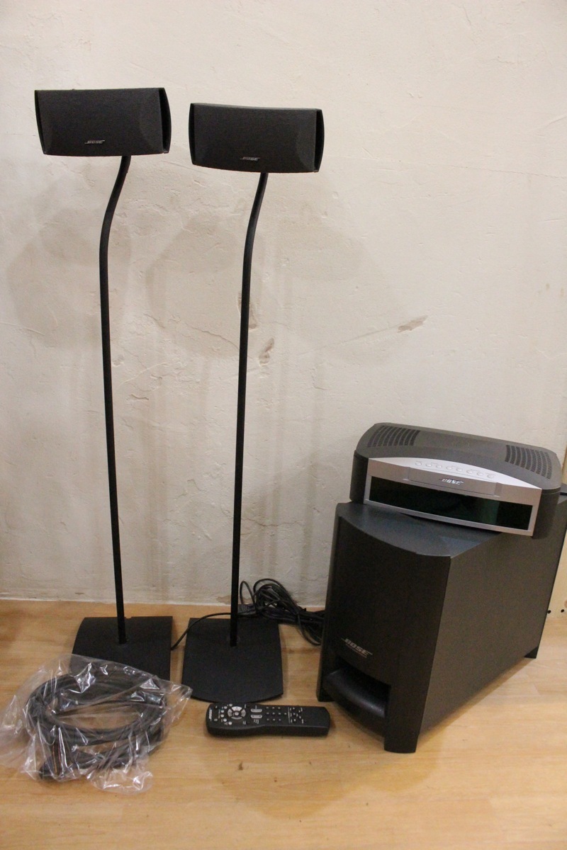 人気セール，豊富な BOSE AV3-2-1 Media Center ホームシアター セット プレーヤー スピーカー ウーファー リモコン付き ボーズ(スピーカー本体)｜売買されたオークション情報、yahooの商品情報をアーカイブ公開 - オー BOSE