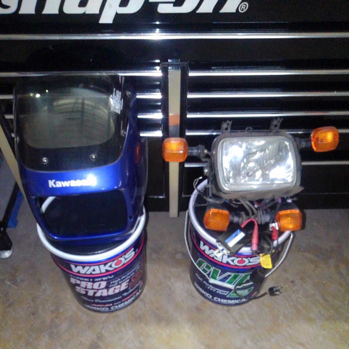 カワサキ ZRX400 純正 ビキニカウルAssy ライト ウインカー セット